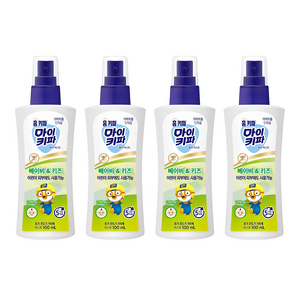 홈키파 마이키파 베이비 앤 키즈 퓨어미스트 해충기피스프레이, 100ml, 4개
