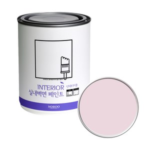 노루페인트 실내벽면 페인트, MD 5001 Baby Pink, 1L, 1개