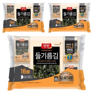 양반 들기름김 식탁, 4g, 48개