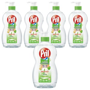 프릴 시크릿 오브 맑은식초 상쾌한 사과향 주방세제, 700ml, 5개