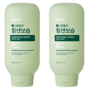 그린핑거 힘센보습 인텐시브 바디로션, 280ml, 2개