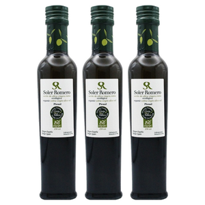 솔레르로메로 유기농 엑스트라버진 올리브오일, 250ml, 3개
