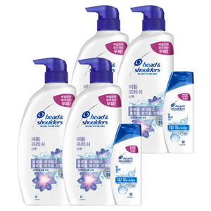 헤드앤숄더 퍼퓸 프레쉬 샴푸 800ml x 2p + 딥클린 샴푸 90ml x 1p 세트, 2세트