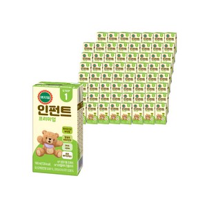 베지밀 인펀트 프리미엄 1단계, 190ml, 64개