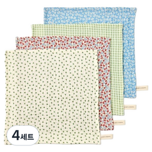 모던하우스 ON L 순면 멀티 거즈행주 딸기 4종 세트, 4세트