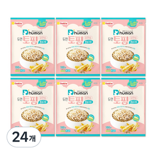 듀먼 전연령용 강아지 토핑 통살구이 생식 사료, 닭, 100g, 24개