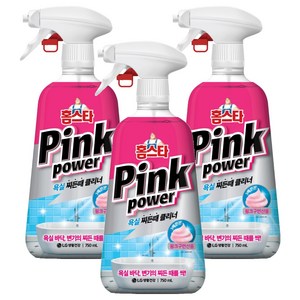 홈스타 핑크파워 욕실 찌든때 클리너, 750ml, 3개