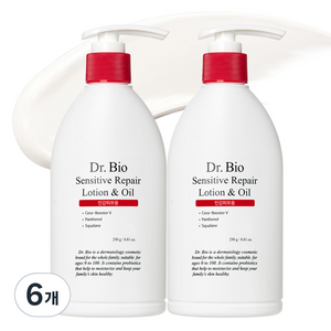 닥터바이오 센시티브 리페어 로션 앤 오일, 250g, 6개