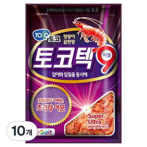 토코 토코텍 9 떡밥, 400g, 10개