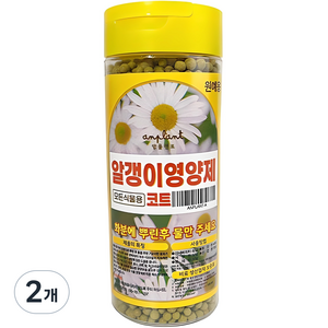 앙플랜트 모든 식물용 알갱이 영양제 코트, 300g, 2개