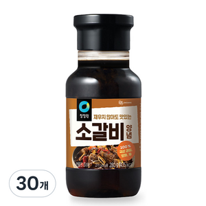 청정원 소갈비 양념, 280g, 30개