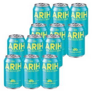 아리 듀얼바이오틱소다 클리어 레몬, 12개, 355ml