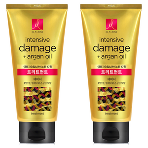 엘라스틴 아르간오일 데미지 트리트먼트, 300ml, 2개