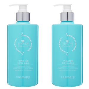 청정미인 히아루론 슈퍼아쿠아 클렌징폼, 2개, 500ml