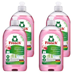 프로쉬 독일 주방세제 라즈베리, 500ml, 4개