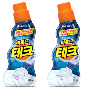 테크 바르는 섬유 얼룩제거제, 220ml, 2개