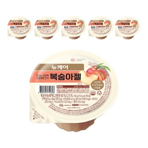 뉴케어 복숭아젤, 100g, 6개