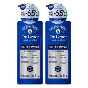 닥터그루트 스칼프솔루션 익스트림 쿨링 샴푸, 700ml, 2개