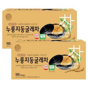 우리차 누룽지 둥굴레차, 1.5g, 100개입, 2개