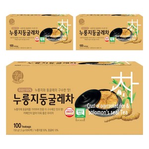 우리차 누룽지 둥굴레차, 1.5g, 100개입, 3개