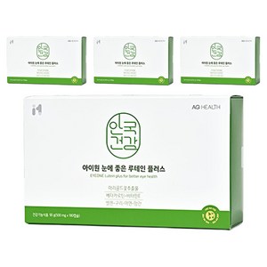 아이원 눈에 좋은 루테인 플러스, 180정, 90g, 4개