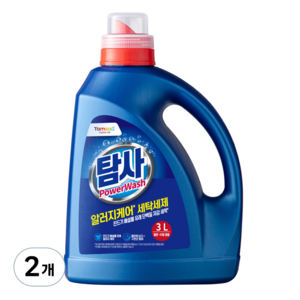 탐사 파워워시 알러지 케어 세탁세제 세탁세제 3L 진드기 사채.배설물 제거, 2개 골드박스 특가