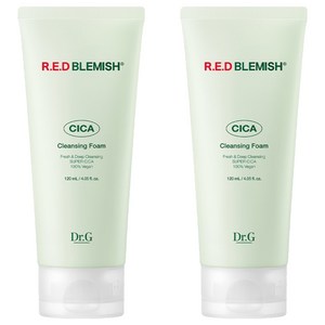 닥터지 레드 블레미쉬 시카 클렌징 폼 더블, 120ml, 2개