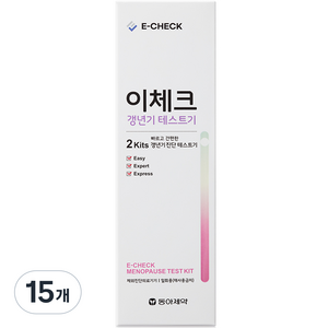 동아제약 이체크 갱년기 테스트기, 2개입, 15개