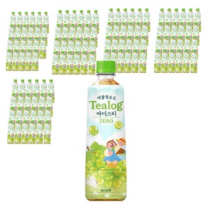 티로그 제로 애플청포도 아이스티, 120개, 500ml