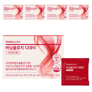 푸드올로지 버닝올로지 디데이 다이어트 케어, 10회분, 5개