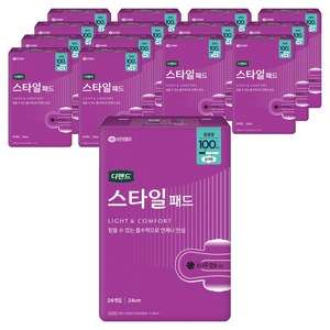 디펜드 여성용 스타일 참숯 패드형 성인기저귀, 24개입, 15개