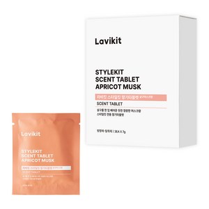 라비킷 스타일킷 향기타블렛 리필 3p, 21g, 1개, 살구머스크향