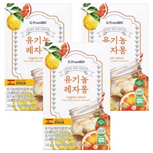 프롬바이오 NFC 유기농 레자몽 즙, 500g, 3박스