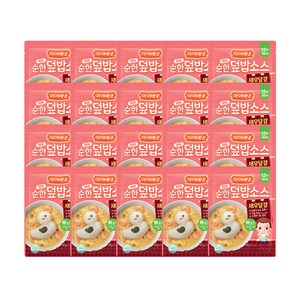 아이배냇 베베 순한 덮밥소스, 50g, 20개, 혼합맛(새우/달걀)