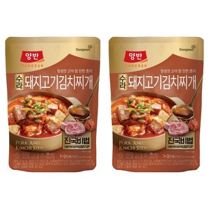 양반 동원 수라 돼지고기 김치찌개, 460g, 2개