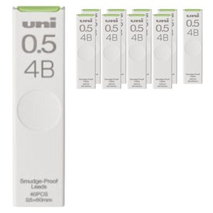 유니볼 오피스허브 샤프심 4B UL-S-0.5, 0.5mm, 10개