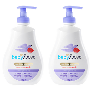 베이비도브 유아용 바디워시 카밍모이스처 카모마일향, 400ml, 2개