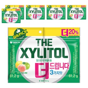 오리온 더 자일리톨 리필백, 61.2g, 12개