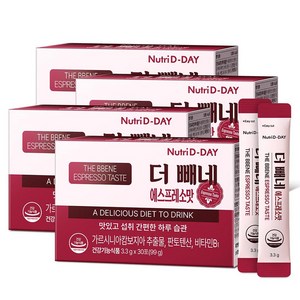 뉴트리디데이 더 빼네 에스프레소맛, 99g, 4개
