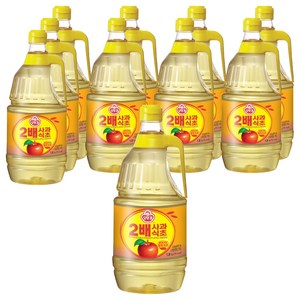 오뚜기 2배 사과식초, 1.8L, 10개