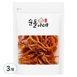 순돌이네 버터구이 맥반석 오징어, 3개, 300g