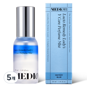 메디온 락토리메디 레이디스 퍼퓸미스트 이너퍼퓸 워터리블루, 30ml, 5개