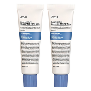 아토99 고보습 핸드 밤 무향, 50ml, 2개