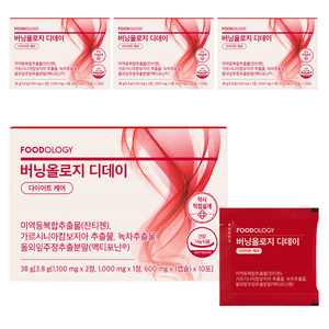 푸드올로지 버닝올로지 디데이 다이어트 케어, 10회분, 4개