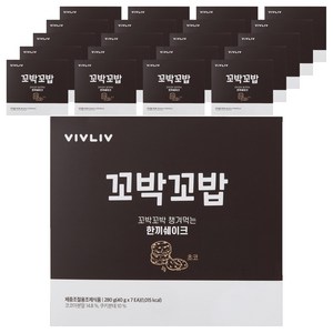 비브리브 꼬박꼬밥 체중조절용 조제식품 초코, 40g, 21개