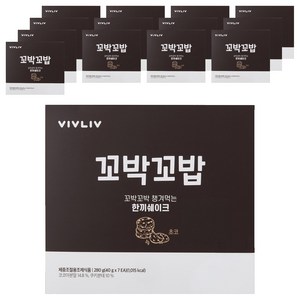비브리브 꼬박꼬밥 체중조절용 조제식품 초코, 40g, 14개