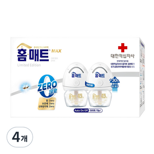 홈매트 리미티드 에디션 리퀴드 제로 히터 2p + 리필 29ml X 2p 세트, 4세트