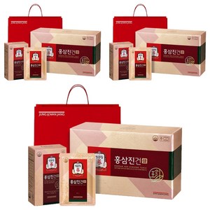 정관장 홍삼진건 + 쇼핑백, 30회분, 1.2L, 3개