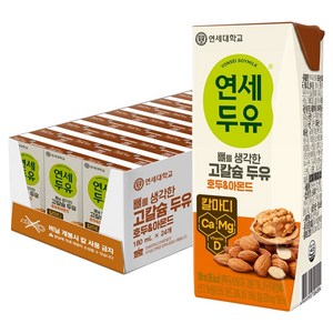 연세두유 뼈를 생각한 고칼슘 호두 앤 아몬드, 190ml, 24개 골드박스 특가