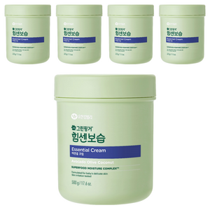 그린핑거 힘센보습 에센셜 크림, 500g, 5개